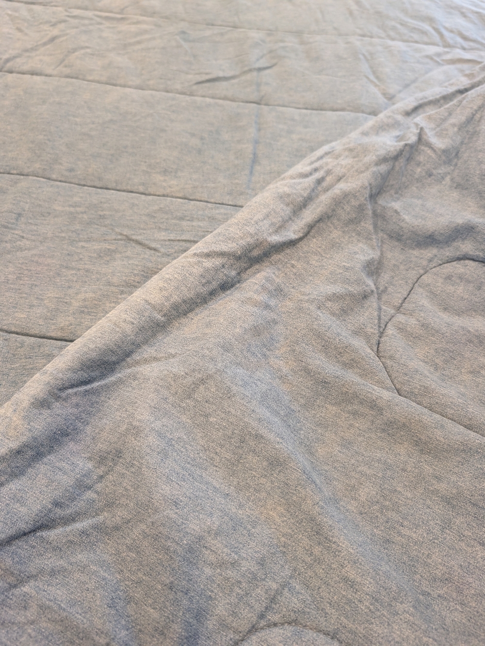 RALPH LAUREN Denim Chambray Comforter Full/Queen Bed Spread with RL Flag Patch - Picture 13 of 13